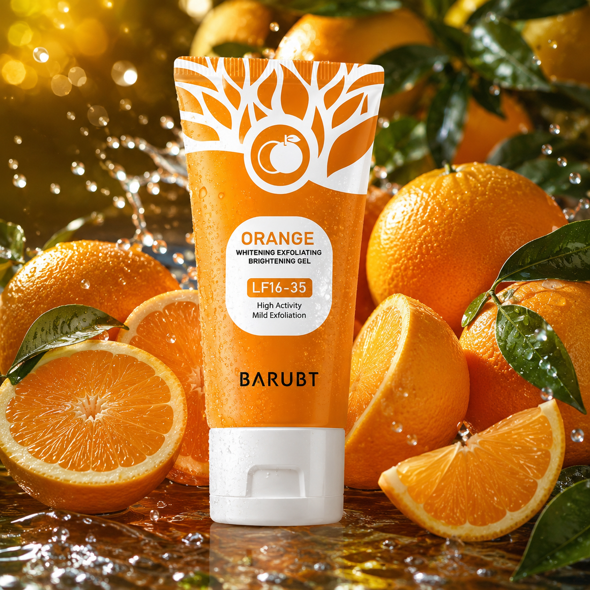 Orange Enzyme Exfoliating Gel – Brightening Citrus Skincare (80g)
