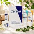 CeraVe 4 In 1 Skincare Kit Night Cream Retinol Serum Acne Foaming Cream Cleanser Hydrating Mineral Sunscreen